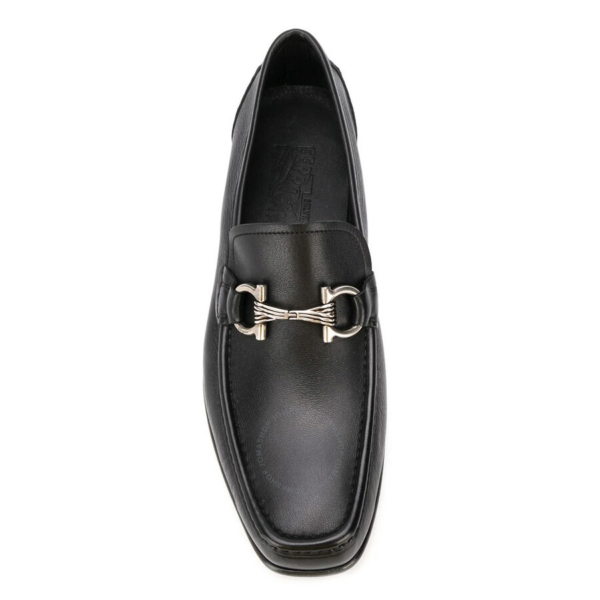 Giày SALVATORE FERRAGAMO Gancini Loafers In Black 02C226-725287 - Ảnh 3