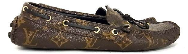 Giày Louis Vuitton Gloria Flat Loafer 'Brown' 1A3QNY