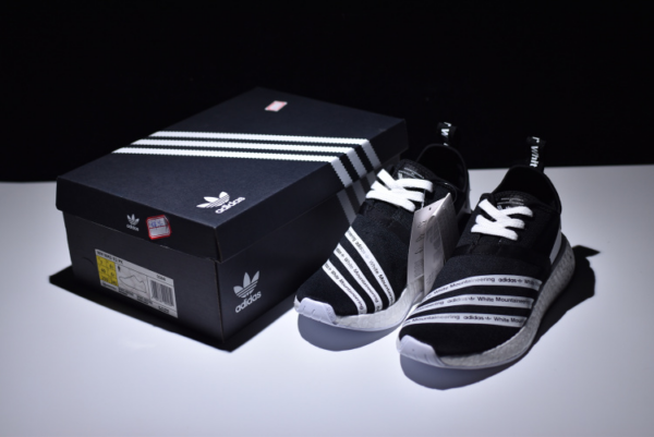 Giày Adidas White Mountaineering x NMD R2 Primeknit 'Core Black' CG3648 - Ảnh 3