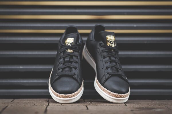 Giày Adidas Stan Smith New Bold Nere Bianche DA9536 - Ảnh 2