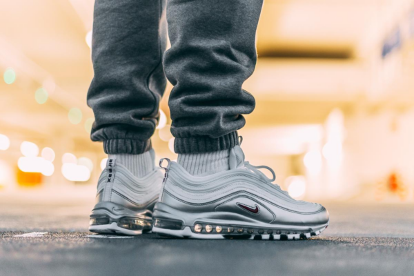 Giày Nike Air Max 97 QS 'B-Sides White Silver' AT5458-100 - Ảnh 5