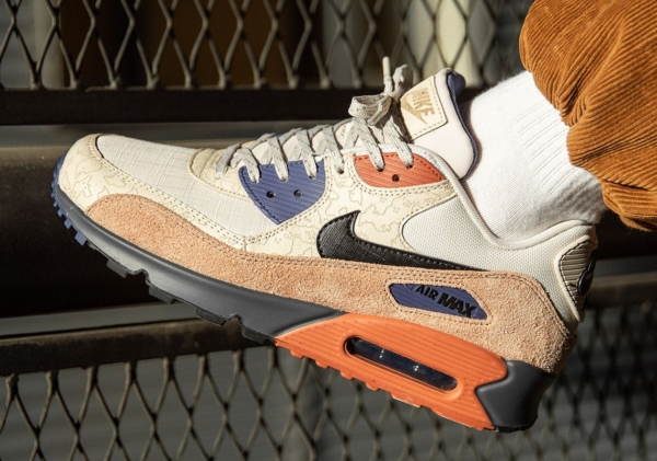 Giày Nike Air Max 90 NRG Desert Sand 'Camowabb' CI5646-001 - Ảnh 3