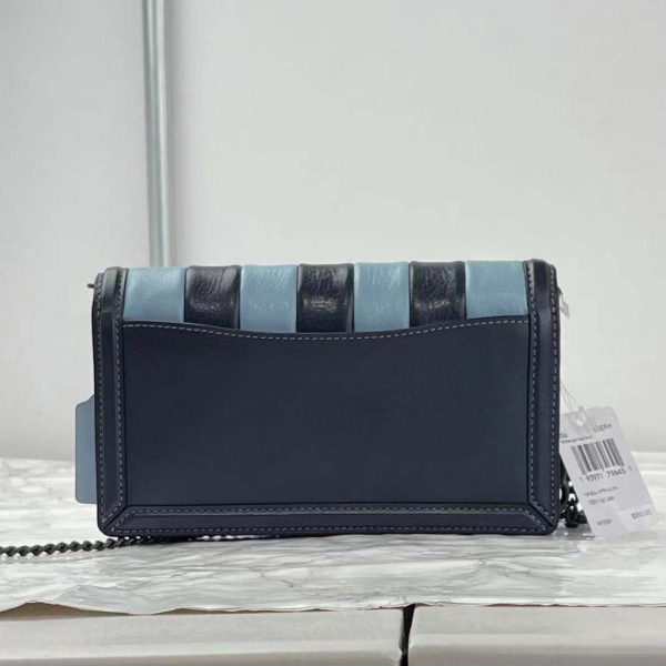 Túi Coach Hutton Clutch with Color Block Quilting 856 V5EFH - Ảnh 2