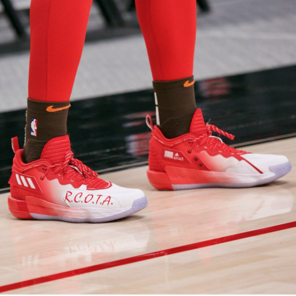 Giày Adidas Dame 7 Extply: Opponent Advisory 'Red' GV9869 - Ảnh 6