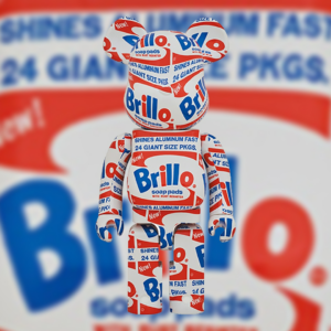 Alternative view of Mô Hình Bearbrick Andy Warhol Brillo