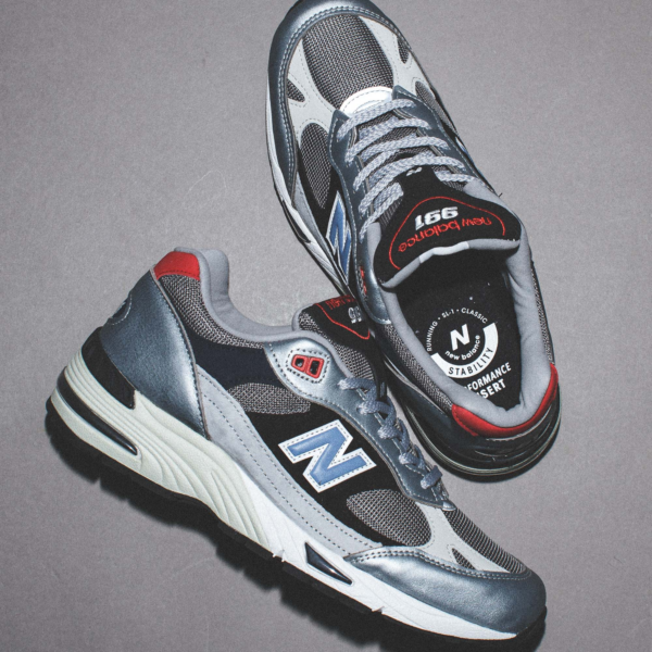 Giày New Balance 991 Made in England 'Silver' M991SKR - Ảnh 4