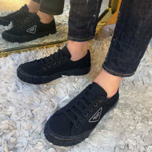 Alternative view of Giày Prada Gabardine Wheel Low 'Black' 2EG302-GUD-F0002