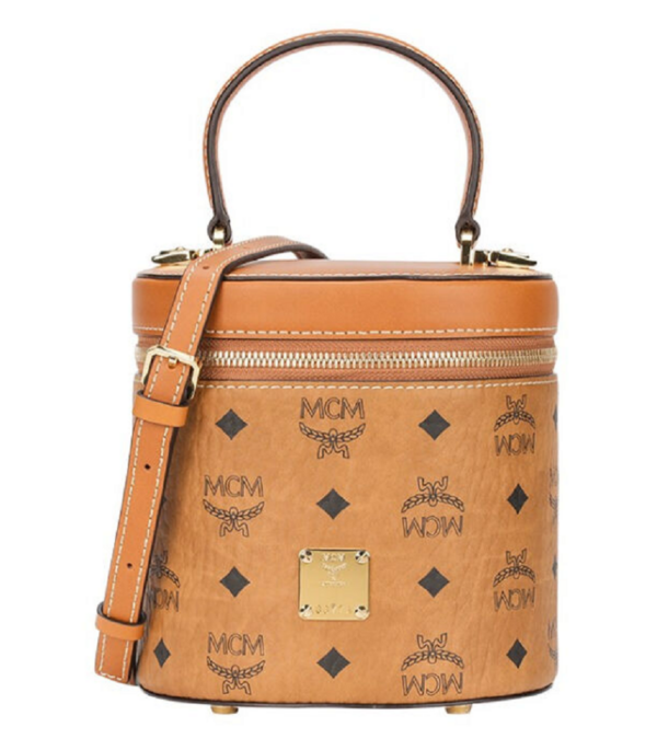 Túi MCM Cylinder Crossbody Visetos Cognac MWRAACG01CO001 - Ảnh 3