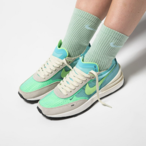 Alternative view of Giày Nike Wmns Waffle One 'Bleached Aqua Lime Glow' DC2533-401
