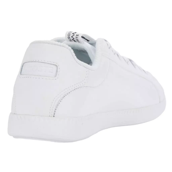 Giày Lacoste Graduate 520 All White 7-40SMA008414X - Ảnh 4