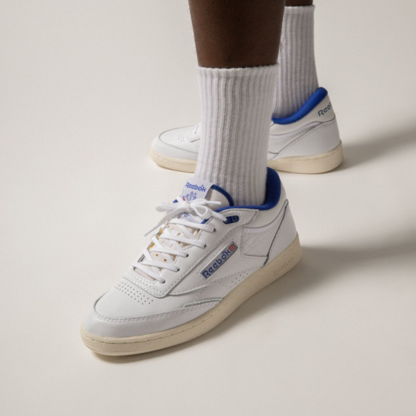 Giày Reebok Club C Mid II Vintage 'White Bright Cobalt' H69121 - Ảnh 3
