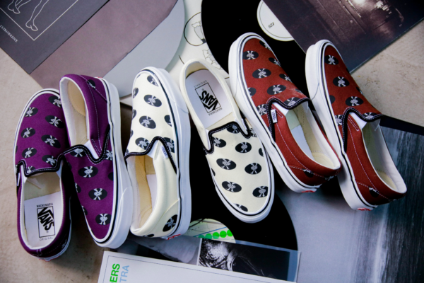 Giày Vans Wacko Maria x OG Classic Slip-On 'Purple Records' VN0A45JK596 - Ảnh 5