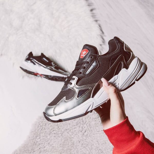 Giày Adidas Falcon Black Silver G54691 - Ảnh 2