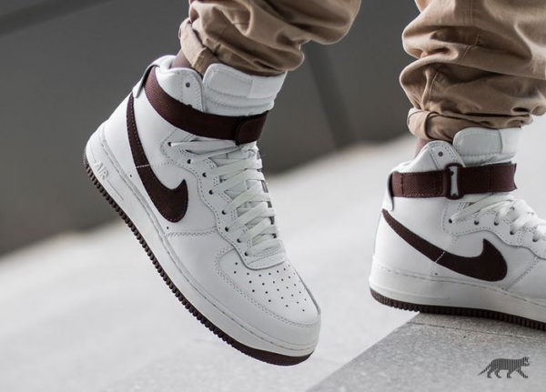 Giày Nike Air Force 1 High Retro QS White Chocolate 743546-102 - Ảnh 5