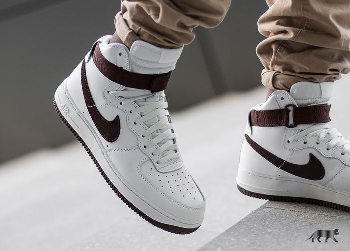 Giày Nike Air Force 1 High Retro QS White Chocolate 743546-102 - Ảnh 5