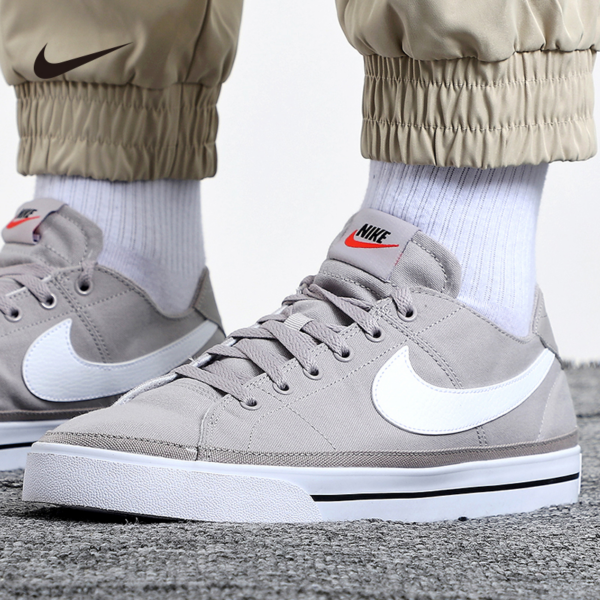 Giày Nike Court Legacy Canvas 'College Grey' CW6539-001 - Ảnh 3