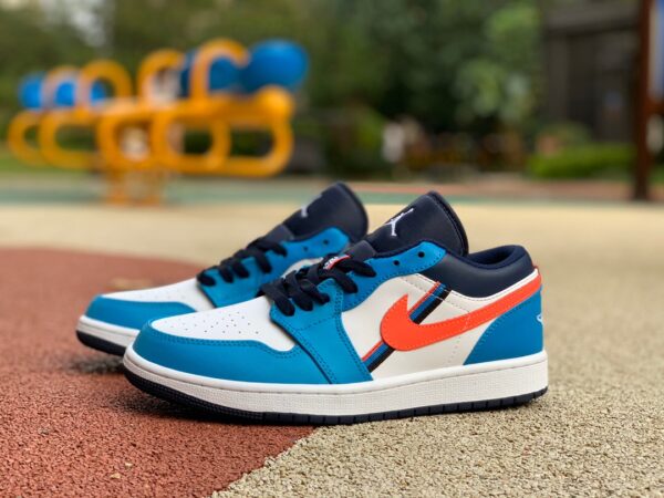 Giày Nike Air Jordan 1 Low GS 'Game Time' CV4892-100 - Ảnh 5