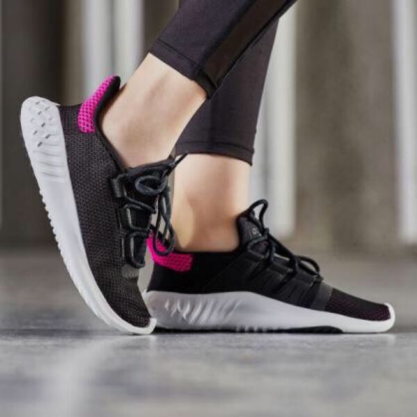 Giày Adidas Wmns Tubular Dusk 'Black Shock Pink' AQ1198 - Ảnh 2