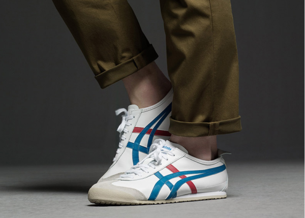 Giày Onitsuka Tiger Mexico 66 'White Blue' DL408-0146 - Ảnh 4