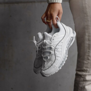 Alternative view of Giày Nike Wmns Air Max 98 'Triple White' AH6799-114