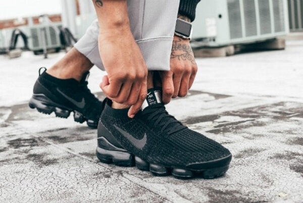 Giày Nike Air VaporMax Flyknit 3.0 'Triple Black' AJ6900-004 - Ảnh 6
