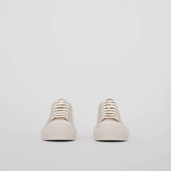 Giày Burberry Check Cotton Sneakers 'Soft Fawn' 80539901 - Ảnh 2
