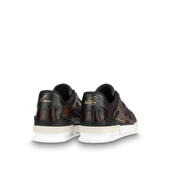 Giày Louis Vuitton Monogram Plain Leather 'Black' 1A8Z48 - Ảnh 3