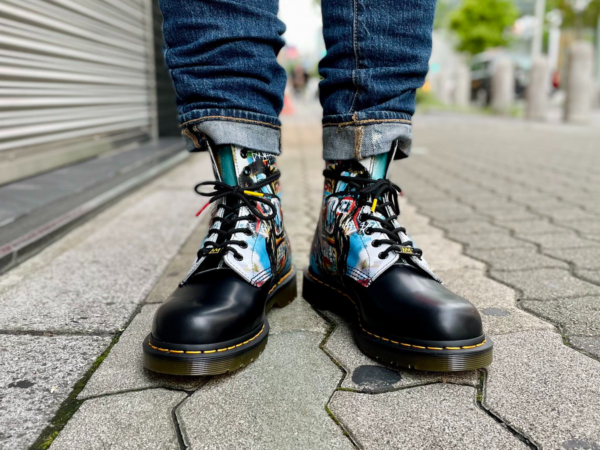 Giày Dr. Martens 1460 Basquiat Smooth Leather Boots 27187001 - Ảnh 2