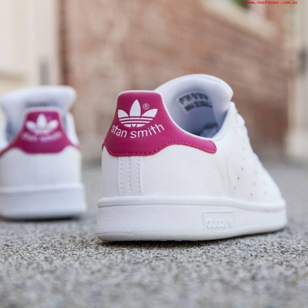 Giày Adidas Stan Smith J 'White' B32703 - Ảnh 3
