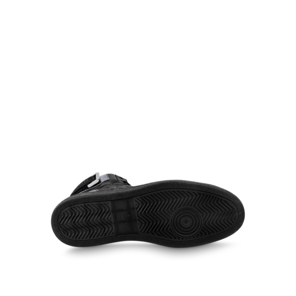 Giày Louis Vuitton MONOGRAM Rivoli Sneaker Boot 'Triple Black' 1A8V7U - Ảnh 4
