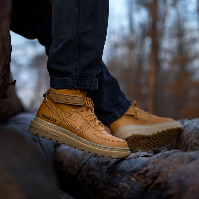 Giày Nike Air Force 1 Gore-Tex Boot 'Wheat' CT2815-200 - Ảnh 4