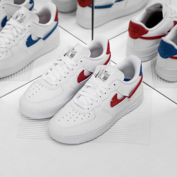 Giày Nike Air Force 1 LXX Snakeskin University Red Royal DC1164-100 - Ảnh 2