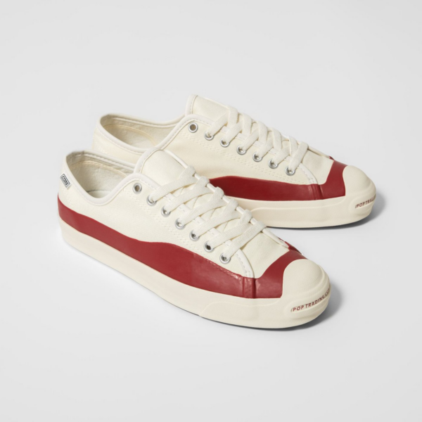 Giày Converse Pop Trading Company x Jack Purcell Pro Low 'Egret Red' 169007C - Ảnh 2