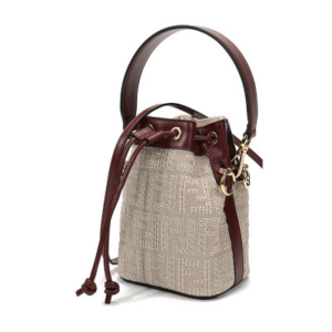 Alternative view of Túi Fendi Bucket Bag Mon Tresor Mini Canvas Leather 'Beige' 8BS010-ACOD-F1C0W