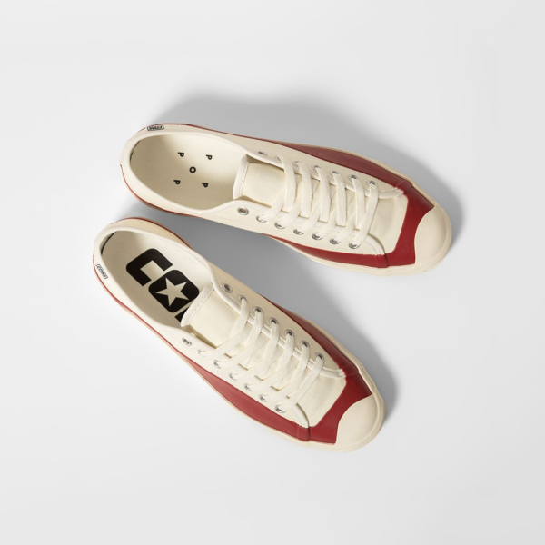 Giày Converse Pop Trading Company x Jack Purcell Pro Low 'Egret Red' 169007C - Ảnh 3