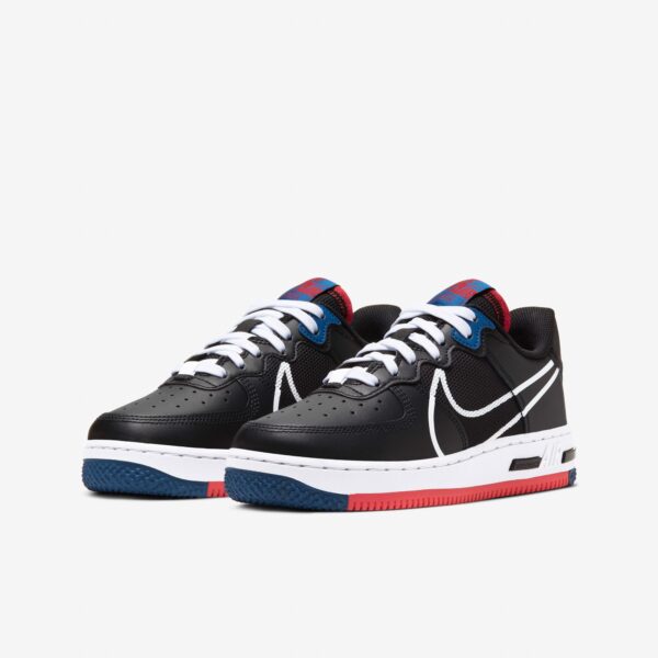 Giày Nike Air Force 1 React SU GS 'Black Gym Red' CT5117-002 - Ảnh 4