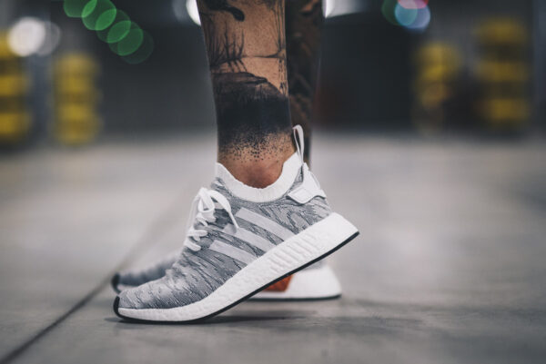 Giày Adidas NMD R2 PK "GREY ORANGE" BY9410 - Ảnh 3