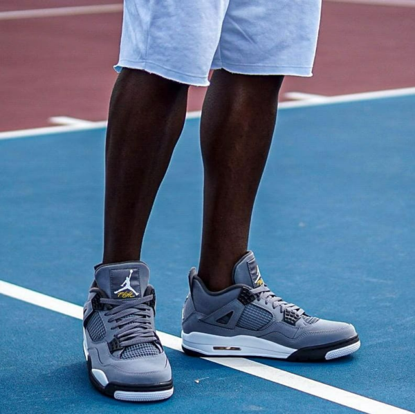 Giày Nike Air Jordan 4 Retro GS 'Cool Grey' 2019 408452-007 - Ảnh 4