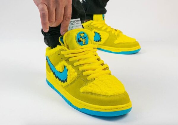 Giày Nike Grateful Dead x Dunk Low SB 'Yellow Bear' CJ5378-700 - Ảnh 6