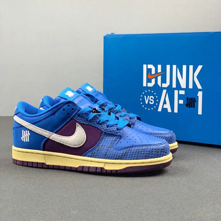 Giay Nike Dunk Low Undefeated 5 On It Dunk Vs AF1 'Blue' DH6508-400