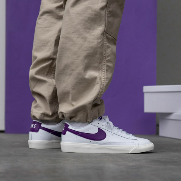 Giày Nike Blazer Low 'Voltage Purple' Blazer Low CI6377-103 - Ảnh 4