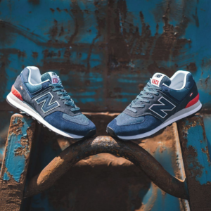 Alternative view of Giày New Balance 574 'Navy Black' ML574EAE