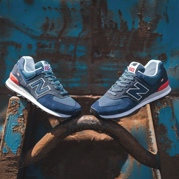 Giày New Balance 574 'Navy Black' ML574EAE - Ảnh 2