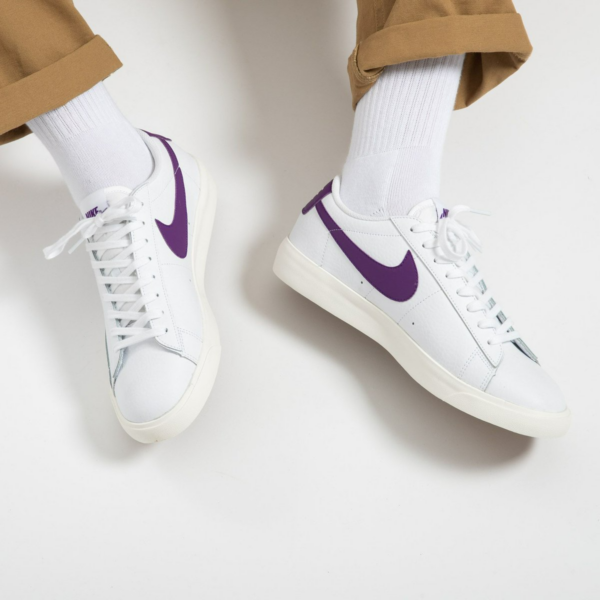 Giày Nike Blazer Low 'Voltage Purple' Blazer Low CI6377-103 - Ảnh 2