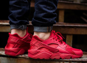 Alternative view of Giày Nike Air Huarache 'Triple Red' 318429-660
