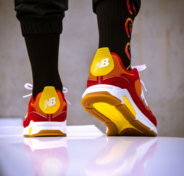 Giày New Balance X-Racer Red Yellow MSXRCSLF - Ảnh 5