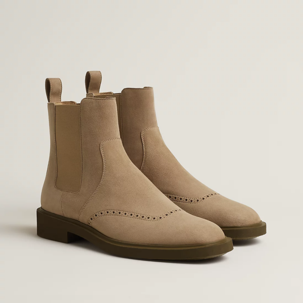 Giày Hermes Ebony Ankle 'Sand Beige' H221710ZH1J410 - Ảnh 3