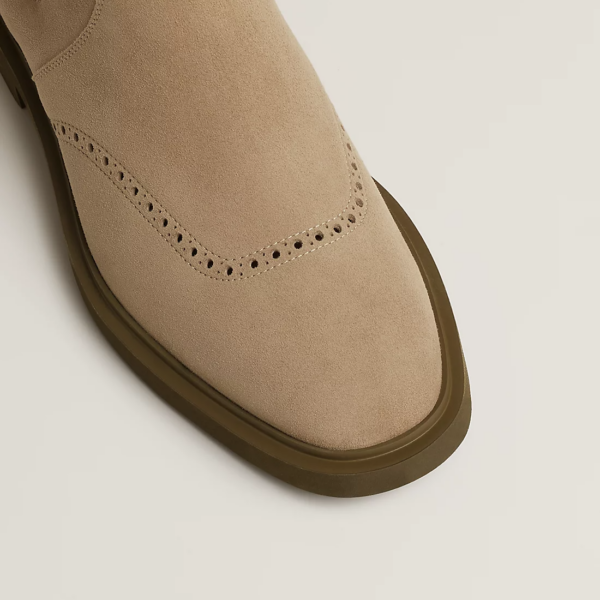 Giày Hermes Ebony Ankle 'Sand Beige' H221710ZH1J410 - Ảnh 4