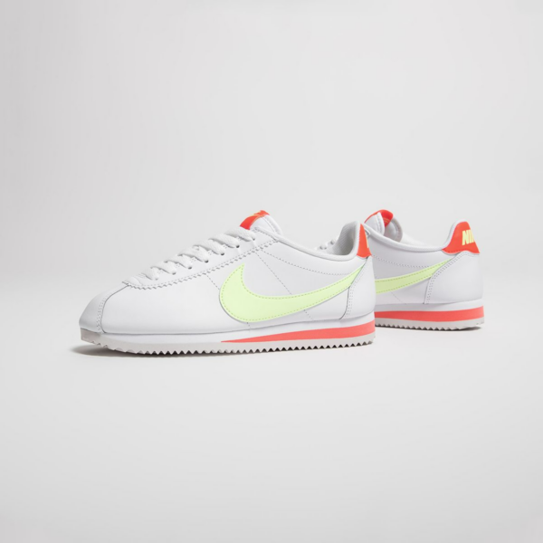 Giày Nike Wmns Classic Cortez Leather 'Volt Flash Crimson' 807471-116 - Ảnh 4