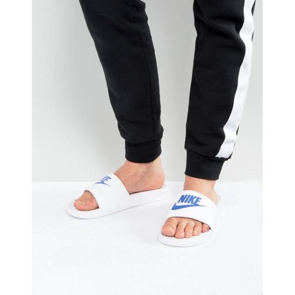 Dép Nike Benassi JDI 'White Varsity Royal' 343880-102 - Ảnh 3